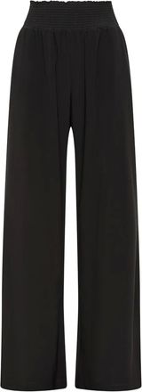 Maliparmi elastic-waist wide-leg trousers - Black