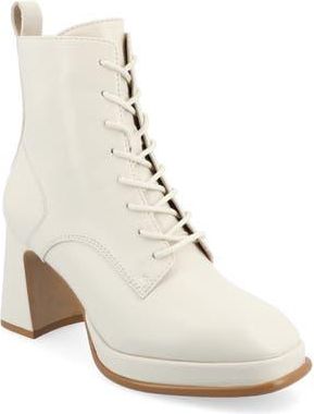Journee Collection Kalandi Bootie in Bone at Nordstrom Rack, Size 9.5