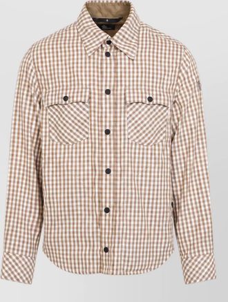 Moncler checked shirt jacket