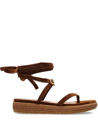 Gianvito Rossi leather sandals - Brown