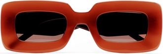 Kaleos Poplin C4 Mens Sunglasses Orange Size 49