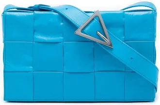 Bottega Veneta Pre-owned Bottega Veneta Paper Calfskin Intrecciato Cassette Crossbody Unisex DPVXMMBL724JD8YQ