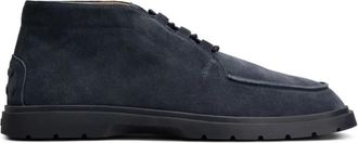 Tod's Navy Blue Suede Boots