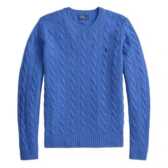 Polo Ralph Lauren Julianna Long Sleeve Pullover - Dames - Ronde hals truien - Blauw - XS - Truien & Vesten