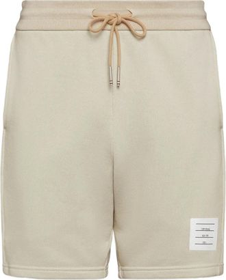 Thom Browne Shorts sportivi con righe - Toni neutri