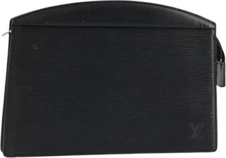 Louis Vuitton Pre-owned Epi Leather Pouch - Dames - Vintage Clutch - Zwart - ONE Size - Leer - Vintage