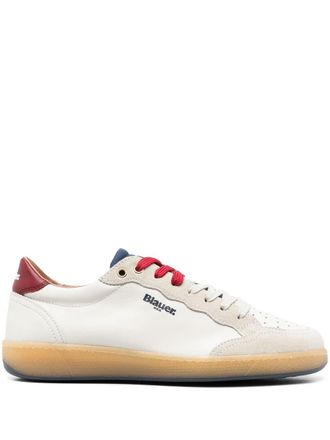 Blauer Murrai low-top sneakers - men - Calf Leather/Fabric/Calf Leather/Fabric/Rubber - 41 - White