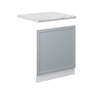 Vicco Panel Frontal Fame-line, Azul Claro-gris, 60 Cm, Et M&aacute;rmol