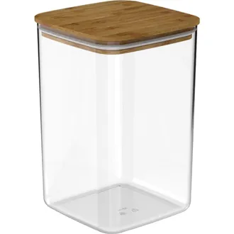 Ou Clear Stackable Airtight Food Storage Container with Wood Lid at Nordstrom