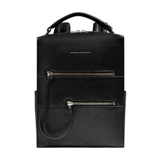 Piquadro Backpacks, female, Black, ONE SIZE, W140 Backpack