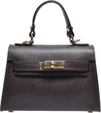 Isabella Rhea Tweekleurig Rundleer Tas