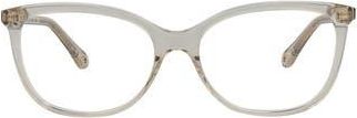 Chlo&eacute; Core 52mm Optical Glasses in Beige Beige Transparent at Nordstrom Rack