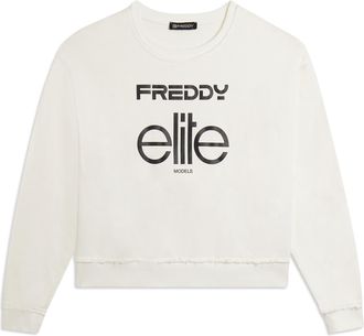Freddy Felpa Cropped Donna con Girocollo Freddy x ELITE