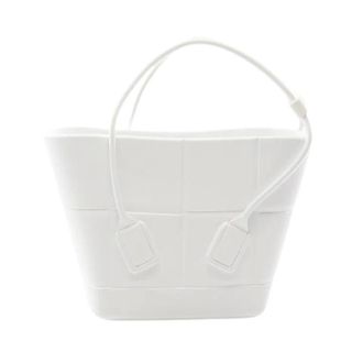 Bottega Veneta Pre-owned Bucket Bags, female, White, Size: ONE SIZE Pre-owned The Arco Rubber Handbag