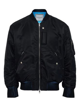 Wooyoungmi Bomber con ricamo - Nero