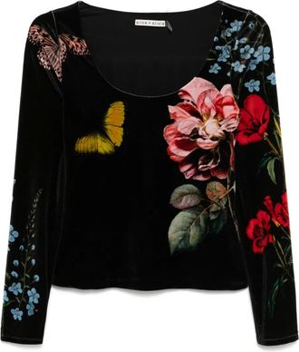 Alice & Olivia Delaina top - Black