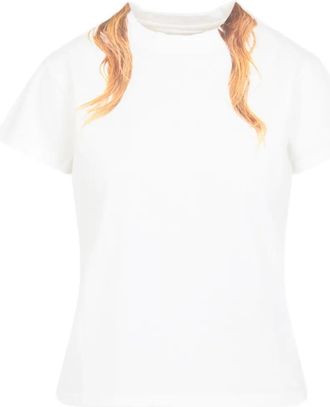 Maison Margiela T-shirt met ronde hals - Wit