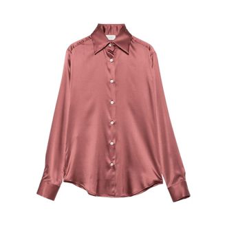 Mazzarelli Long-sleeve Silk-blend Shirt