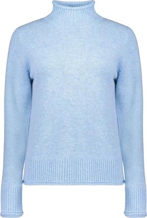 Bloomings Slk 10-9033 Turtleneck - Dames - Coltruien - Blauw - S - Wol - Truien & Vesten