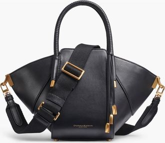 DKNY Baldwin Satchel Crossbody in Blk/gold at Nordstrom