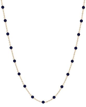 Jewelmak 14K Sapphire Necklace
