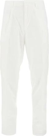 Emporio Armani Pleated Broeken - Heren - Chinos - Wit - XL - Katoen - Broeken