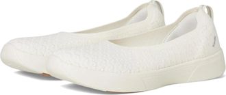 Keds Womens Keds BlissWalk Skimmer Flats White Starburst Slip On Shoes GAL2179