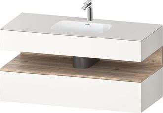 Duravit Qatego Lavabo Encastrado Con Base De Lavabo Consola, - Duravit
