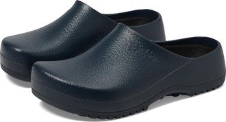 Birkenstock Super Birki by Birkenstock (Unisex) Clog Shoes Blue : EU 43 (US Mens 10-10.5 - Womens 12-12.5) Regular, Synthetic
