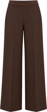 Liviana Conti Pantaloni Larghi - - Trousers - Donna - Marrone - S