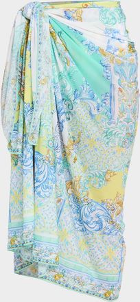 Camilla Dial Up The Tiles Multiwear Long Sarong Coverup