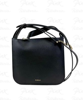 Furla Cross Body Bags, female, Black, Size: ONE SIZE Ava S Crossbody