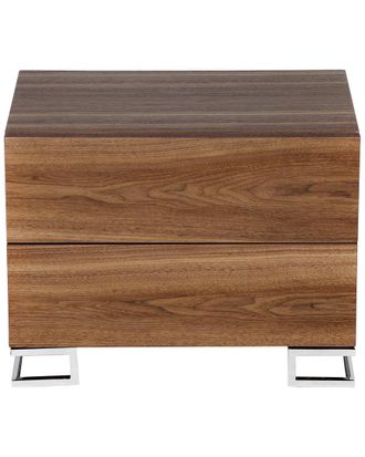 Pangea Home Harper Walnut Nightstand