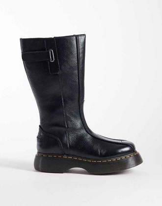 Dr. Martens Buzz - Stivali alti nero lucido