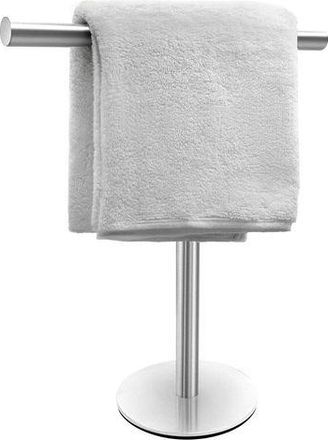 OEM Bath Hand Towel Holder Stand For Bathroom Vanity Countertop Brushed Finish T-shape Towel Bar Rack Stand Towel Bar For Bathroom Kitchen