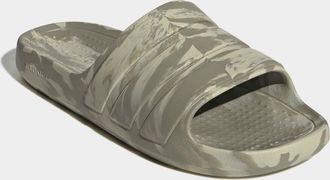 adidas Badesandale ADIDAS SPORTSWEAR FLOW ADILETTE, Damen, Gr. 40,5, beige (putty beige, putty grau, putty grau), Synthetik, Schuhe Badesandale