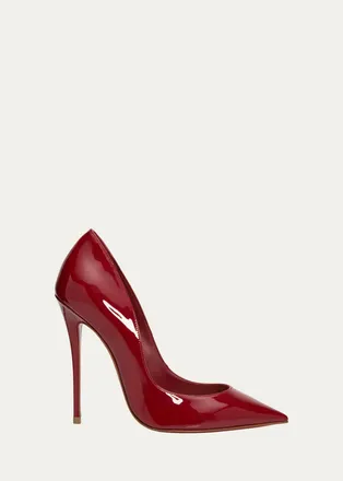Christian Louboutin 120mm La Pigalle Patent Leather Pumps