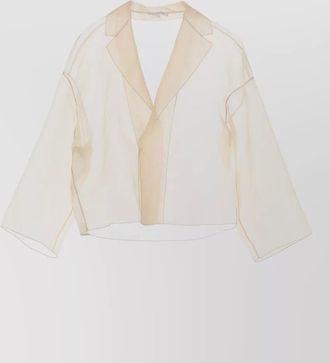 Antonelli silk long-sleeve blazer