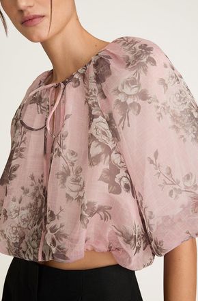 Rebecca Taylor Emblem Fleur Bubble Top