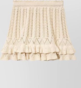 Isabel Marant cotton ruffled mini skirt