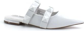 Steve Madden Pointed Toe Mule - Dames - Slip ons - Wit - 36 EU - Leer - Schoenen