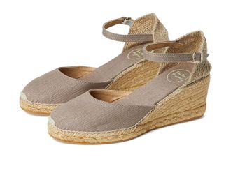 Toni Pons Caldes Womens Shoes Taupe Linen : EU 39 (US Womens 8-8.5) M, Textile