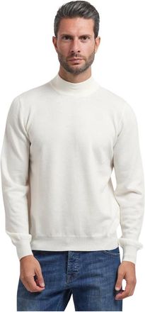 Gran Sasso Maglione a collo alto - - Knitwear - Uomo - Bianco - XL