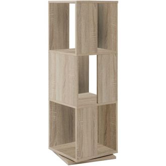 FMD 13Casa - Liberty B8 - 3 scaffaliLibreria girevole. Dim: 34x34x108 h cm. Col: Rovere. Mat: Nobilitato