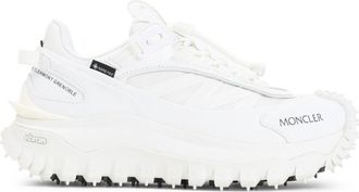 Moncler White Round-toe Sneakers