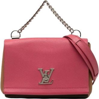 Louis Vuitton Pre-owned Shoulder Bags, female, Pink, Size: ONE SIZE Pre-owned LockMe II BB