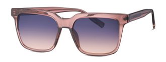 Tom Tailor Sonnenbrille TOM TAILOR Modell 676015, Herren, rosa transparent, leicht transparent, Sonnenbrillen Sonnenbrille, Form Karree/Soft, Logoschriftzug auf 