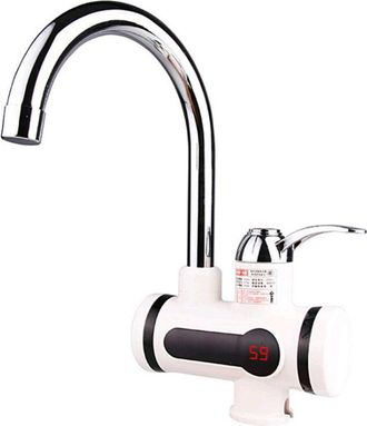 OEM Grifo El&eacute;ctrico De 220 V Con Calentador De Agua Instant&aacute;neo, 3000 W, Pantalla Led De Temperatura, Calentador De Agua Para Cocina, Ba&ntilde;o, Agua Instant&aacute;n