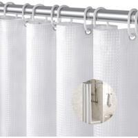 OEM Cortina De Ducha Con Estampado De Gofre De 180x90 Cm - Impermeable Y Resistente Al Moho - Con Ojales Para Una F&aacute;cil Instalaci&oacute;n - Dise&ntilde;o Moderno