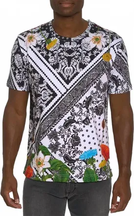 Robert Graham Dancefloor View Graphic T-Shirt In Multi